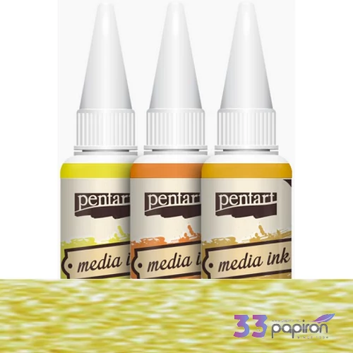 Média tinta 20ml arany metál