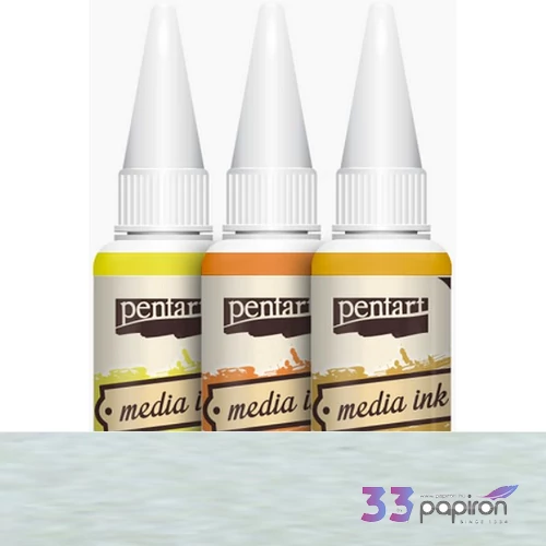 Média tinta 20ml ezüst metál