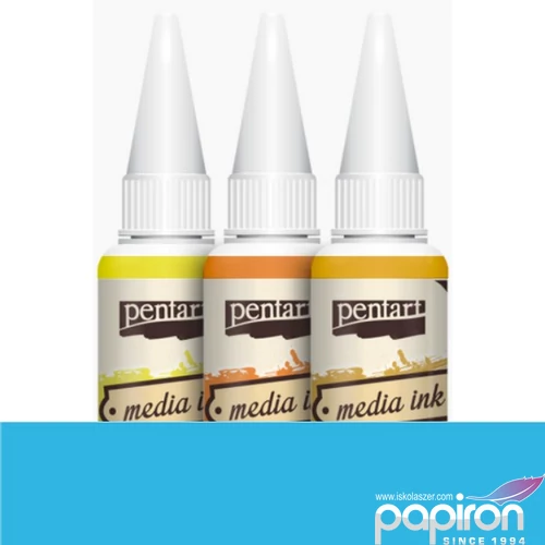 Média tinta 20ml korallkék