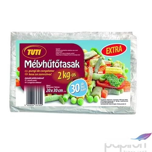 Mélyhűtőzacskó 2kg 30db TUTI 