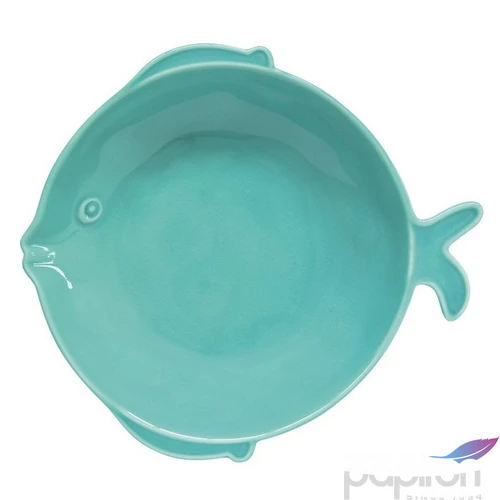 Tányér mély porcelán 24x22cm, halforma, Sea Friends