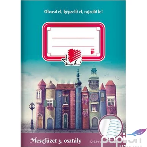 Mesefüzet III.osztályos Süni Olvasd el, képzeld el, rajzold le! Ico Süni iskolaszezonos tanszerek