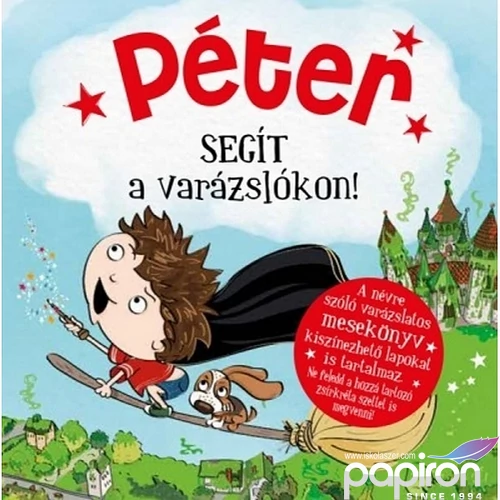 Mesekönyv névre szóló ....segít a varázslókon!