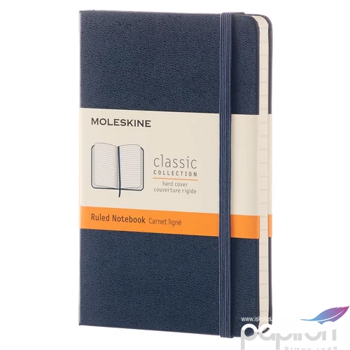 Moleskine Notesz kemény kék ZAFÍR KÉK P VONALAS MM710B20