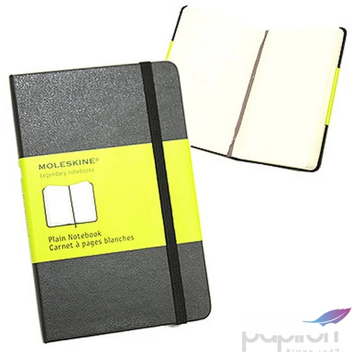 Moleskine Notesz fekete QP012 P sima kemény fedeles Notesz jegyzet