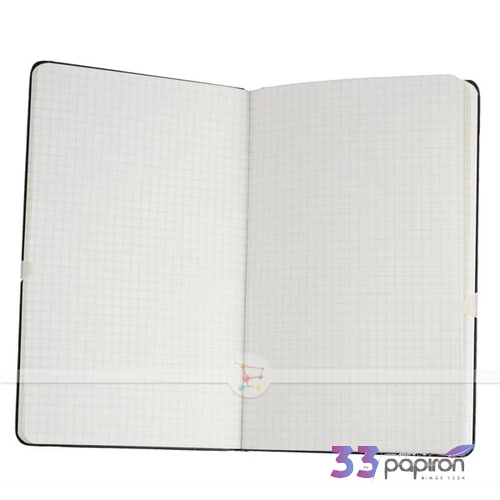 Moleskine Notesz fekete QP061F L kockás kemény fedeles Notesz jegyzet