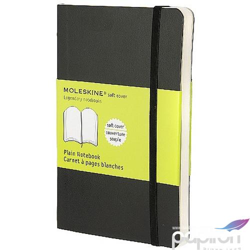 Moleskine Notesz puha fekete P sima QP613