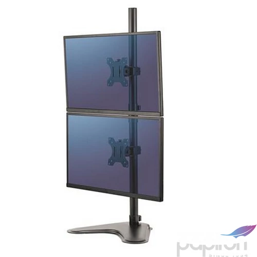 Monitortartó kar Fellowes Seasa Dual Stacking, fekete 