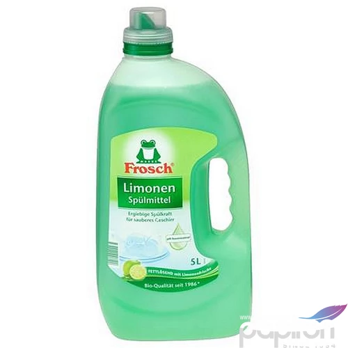 Mosogatószer utántöltő 5 l FROSCH zöld citrom