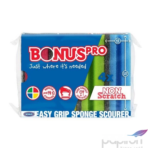 Mosogatószivacs formázott 4db BONUS 