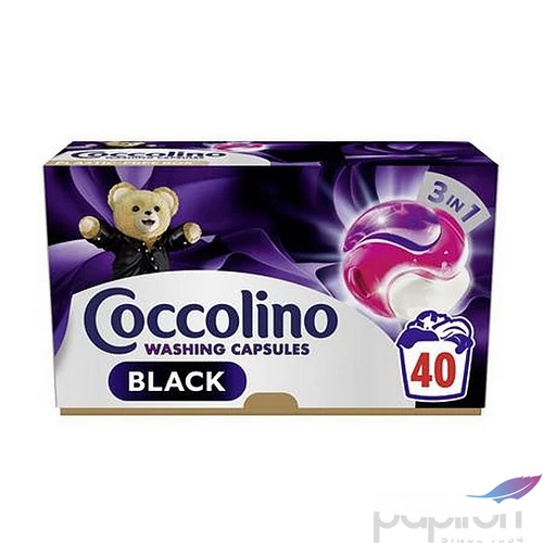 Mosókapszula 40db COCCOLINO 3in1 Black