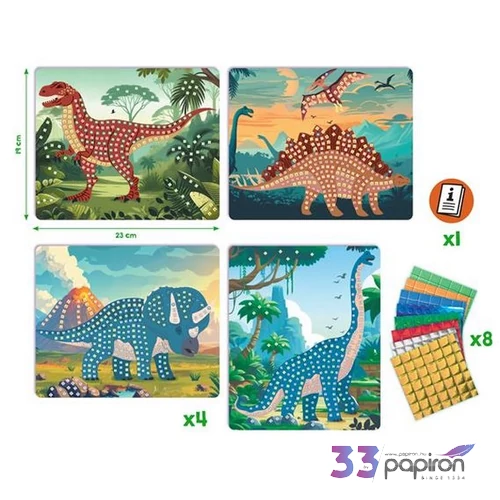 Mozaikos képkészítő dinoszaurusz MAPED CREATIV Mosaic Creations