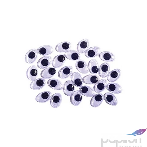 Mozgószem 10mm ovális Kreatív Junior, 30db/csomag