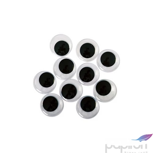 Mozgószem 28mm kerek Kreatív Junior, 10db/csomag