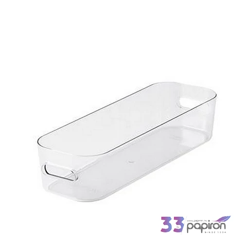 Műanyag tárolódoboz 1,3liter SMARTSTORE Compact Clear Slim átlátszó