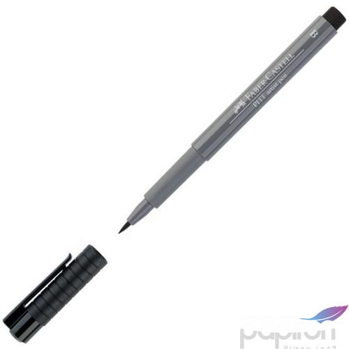 Faber-Castell művész filctoll Pitt tintás -B- középszürke AG-Pitt 167433