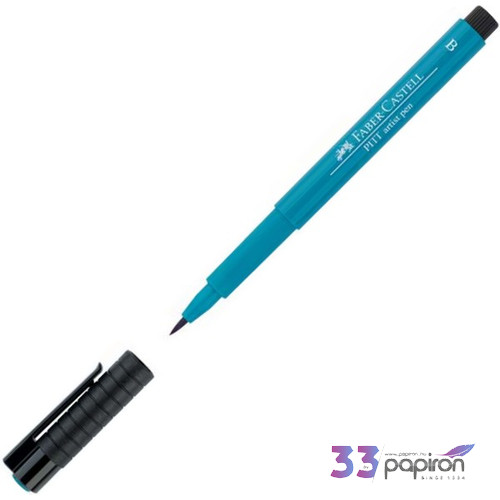 Faber-Castell művész filctoll Pitt tintás -B- türkiz AG-Pitt 167453