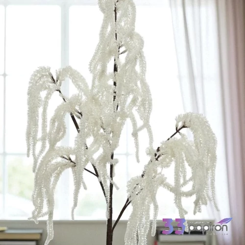 Selyemvirág - művirág 24' Fehér 30cmx15cmx85cm sdkae