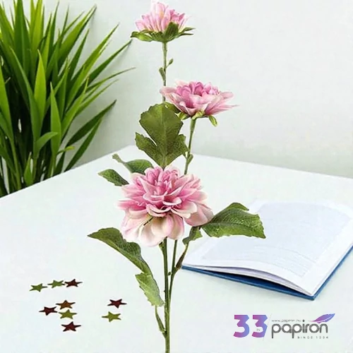 Selyemvirág művirág dália Asteraceae S purple lila 58cm Holland DST53