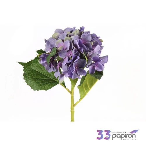 Selyemvirág művirág hortenzia Hydrangea purple 50cm Holland DST53