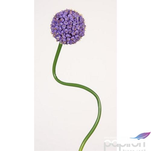Selyemvirág - művirág  Allium lila Selyemvirág - művirág Szálas mű-selyem virág dekoráció
