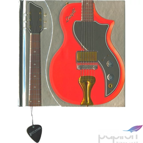 Napló Boncahier Rock Díszkötés - 86745 Guitars Boncahier Napló