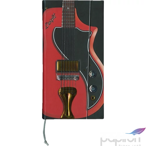 Napló Boncahier Rock Guitars Díszkötés sima - 86790 Boncahier jegyzet Napló