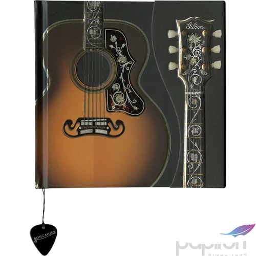 Napló Boncahier Rock Díszkötés - 86752 Guitars Boncahier Napló