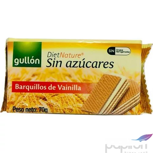 Nápolyi 70g Gullon cukormentes vaníliás KHE188
