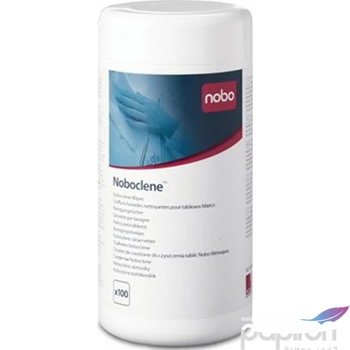 Tisztítókendő Nobo Noboclene hengerben, 100db-os Prezentáció NOBO 1901438