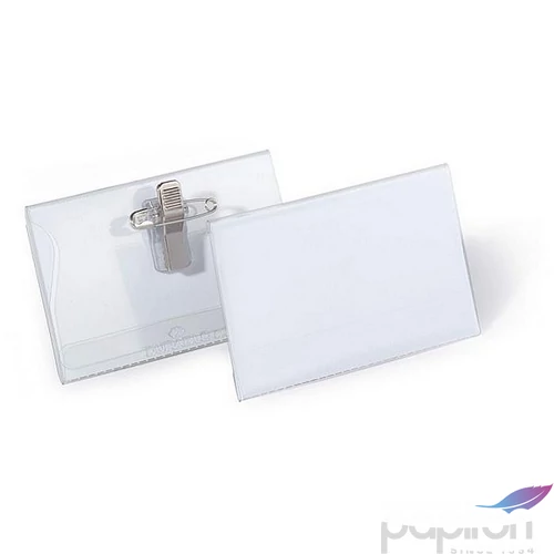 Névkitűző csíptetőve és tűve 54x90mm DURABLE