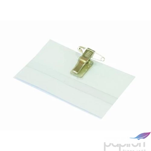 Névkitűző 'Sakura' csiptetős 90x56mm, biztosító tűvel és csiptetővel MF1206 1doboz/50db