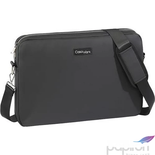 Notebook táska Viquel 15"-es CASAWORK Black Rubber, fekete IV752357