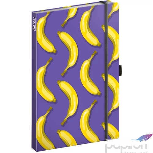 Notesz A/5 Bananas vonalas 13x21 cm Realsystem 2025 kollekció!