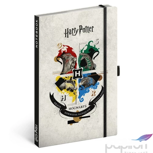 Notesz A/5 Harry Potter '25 Vonalas, 13x21cm Realsystem 2025 kollekció!