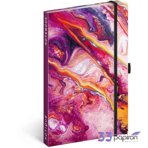 Notesz A/5 vonalas 5416-MB Marble 13x21cm Realsystem 2026 kollekció!