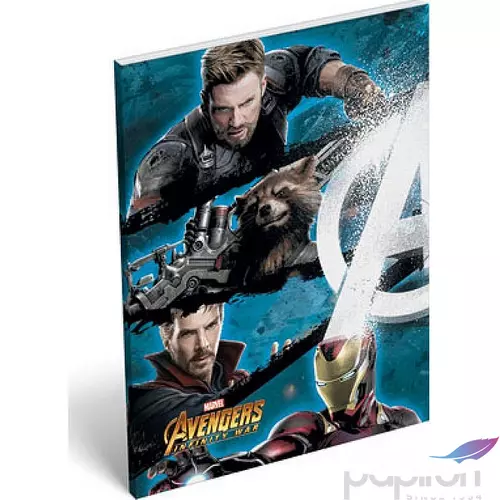 Notesz papírfedeles A/7 Avange Avengers Infinity War Battle 18' Jegyzetfüzet, Lizzy kollekció