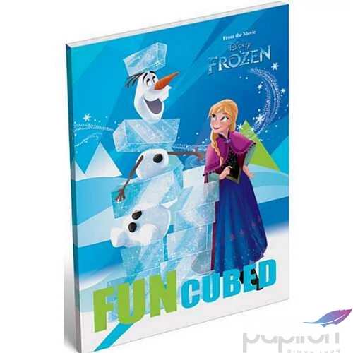 Notesz papírfedeles A/7 Frozen Jégvarázs, Frozen Fun 18' Jegyzetfüzet, Lizzy kollekció