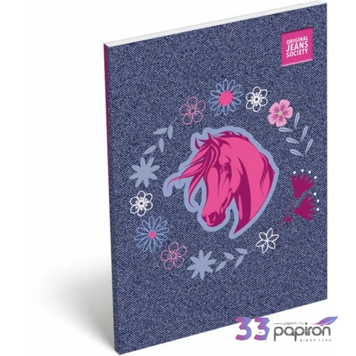 Notesz papírfedeles A7 Lizzy Ojs Girl Filly Lizzy kollekció