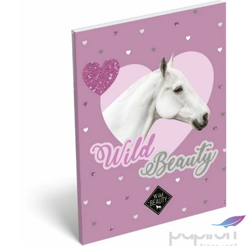 Notesz papírfedeles A7 Lizzy Wild Beauty Purple Lizzy kollekció