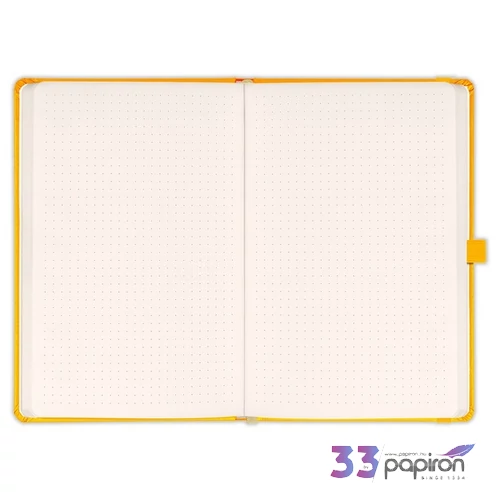 Notesz pöttyözött A5 2026 A-33238 Yellow Realsystem 2026 kollekció!