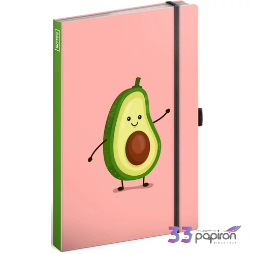 Notesz vonalas '26 Avocado 13×21 cm Realsystem 2026 kollekció!