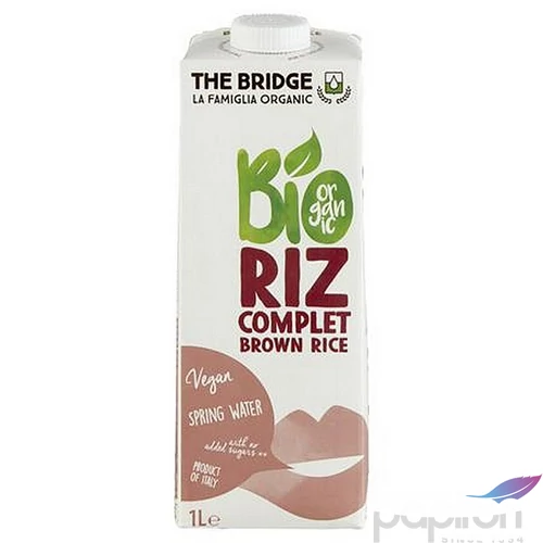 Növényi ital bio dobozos 1 l THE BRIDGE barna rizs