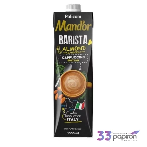 Növényi ital dobozos 1 l MAND`OR Prémium Barista mandula