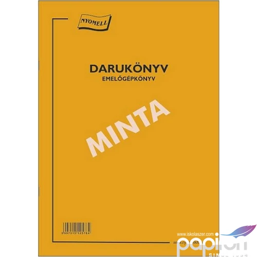 Ny. Darukönyv - emelőgépkönyv
