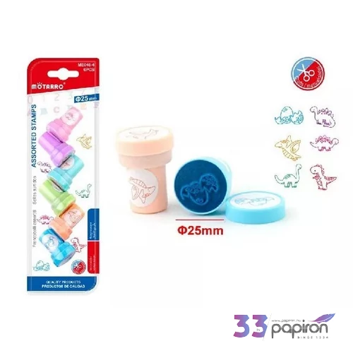 Nyomda szett 6db-os átm:2,5cm 25