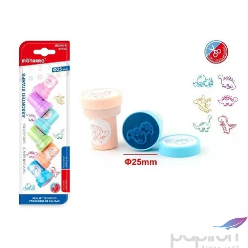 Nyomda szett 6db-os átm:2,5cm 25