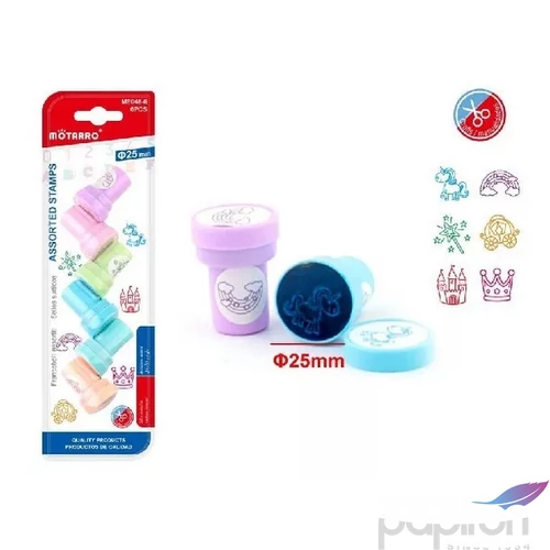Nyomda szett 6db-os átm:2,5cm 25