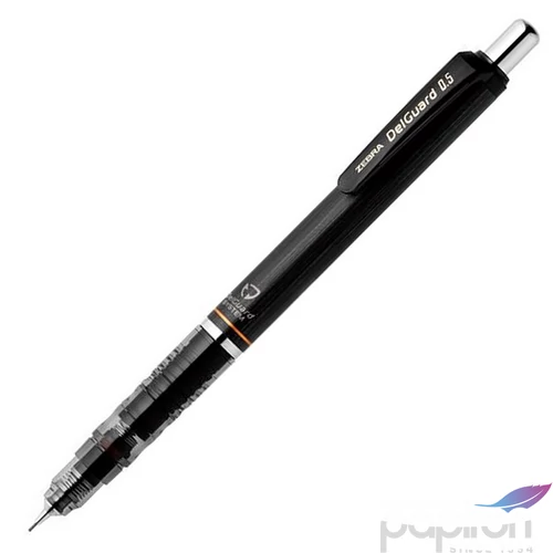 Nyomósiron 0,5mm Zebra DelGuard, fekete