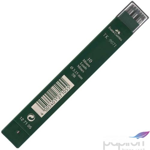 Faber-Castell töltőceruzabetét 3,15mm 5B 10szál/doboz 127105